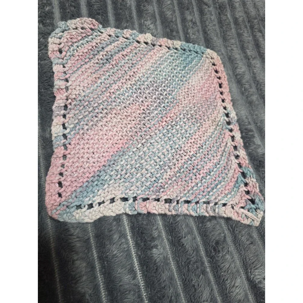 DISHCLOTH / Washcloth, Crochet, 100% Cotton, HANDMADE Crochet